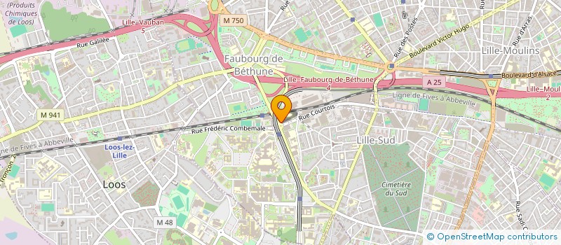localisation de l'entreprise COMITE DE PROTECTION DES PERSONNES NORD OUEST IV à LILLE