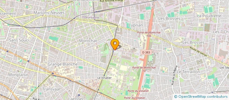 localisation de l'entreprise COMITE DE PROTECTION DES PERSONNES SUD EST II  BRON