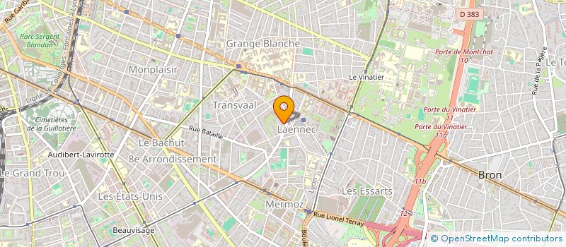 localisation de l'entreprise COMITE DE PROTECTION DES PERSONNES SUD EST IV  LYON