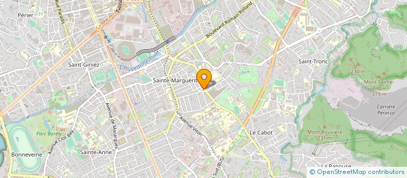 localisation de l'entreprise COMITE DE PROTECTION DES PERSONNES SUD MEDITRRANNEE II à MARSEILLE