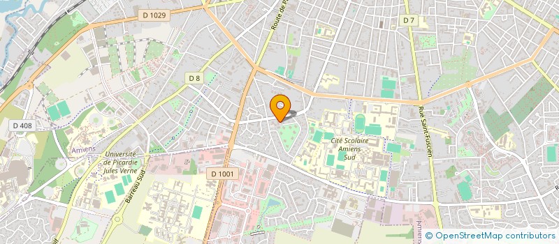 localisation de l'entreprise COMITE DE QUARTIER AMIENS PLEIN SUD  AMIENS