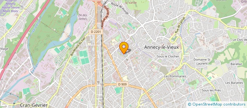 localisation de l'entreprise COMITE DE QUARTIER ANNECY NOVEL TEPPES à ANNECY