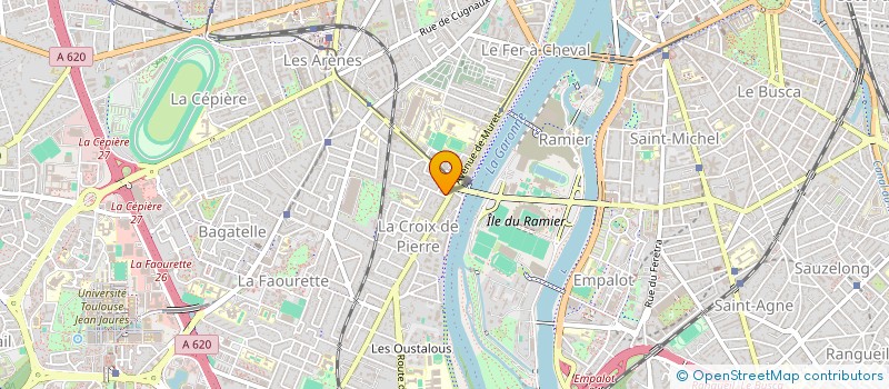 localisation de l'entreprise COMITE DE QUARTIER CROIX DE PIERRE à TOULOUSE