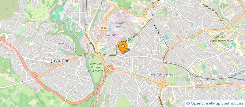 localisation de l'entreprise COMITE DE QUARTIER DE CELLENEUVE à MONTPELLIER