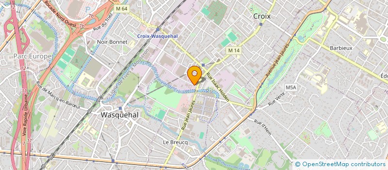 localisation de l'entreprise COMITE DE QUARTIER DE CROIX-SAINT-PIERRE  CROIX