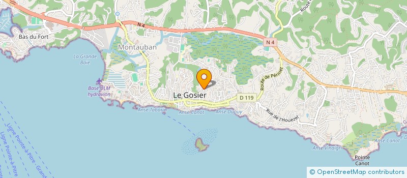 localisation de l'entreprise COMITE DE QUARTIER DE L'ENCLOS à LE GOSIER