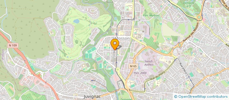 localisation de l'entreprise COMITE DE QUARTIER DE LA PAILLADE à MONTPELLIER