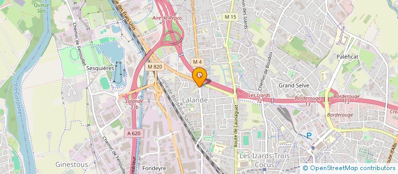localisation de l'entreprise COMITE DE QUARTIER DE LALANDE à TOULOUSE