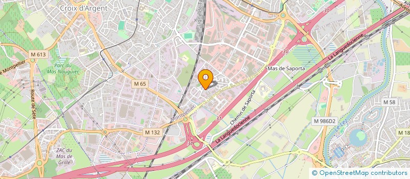 localisation de l'entreprise COMITE DE QUARTIER DE TOURNEZY à MONTPELLIER