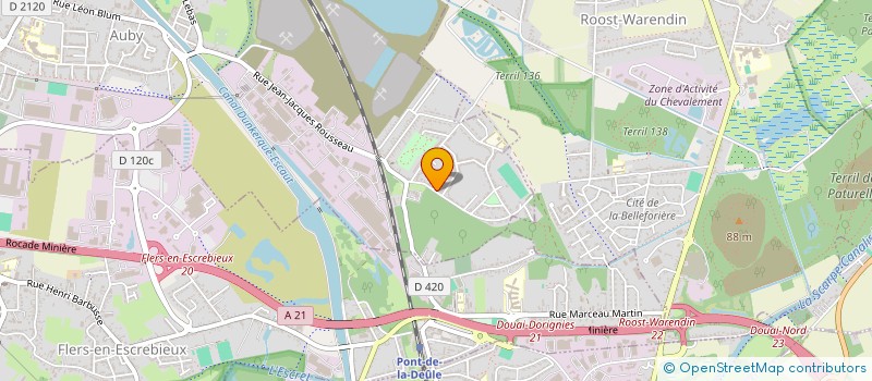 localisation de l'entreprise COMITE DE QUARTIER DES ASTURIES  AUBY