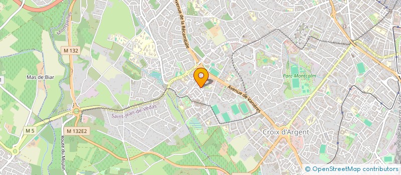 localisation de l'entreprise COMITE DE QUARTIER DES HAUTS DE MASSANE à MONTPELLIER