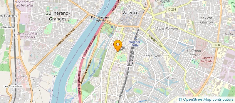 localisation de l'entreprise COMITE DE QUARTIER DU CALVAIRE à VALENCE