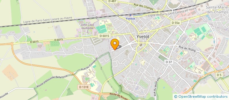 localisation de l'entreprise COMITE DE QUARTIER DU COUVENT YVETOT à YVETOT