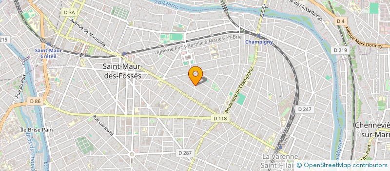 localisation de l'entreprise COMITE DE QUARTIER DU PARC DE SAINT MAUR à SAINT-MAUR-DES-FOSSES