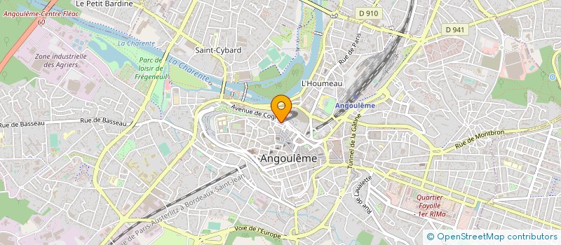 localisation de l'entreprise COMITE DE QUARTIER DU VIEIL ANGOULEME à ANGOULEME