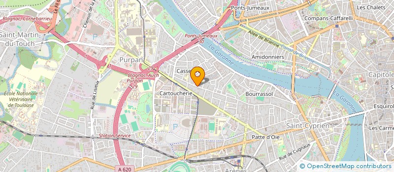 localisation de l'entreprise COMITE DE QUARTIER FONTAINES-GARONNE à TOULOUSE