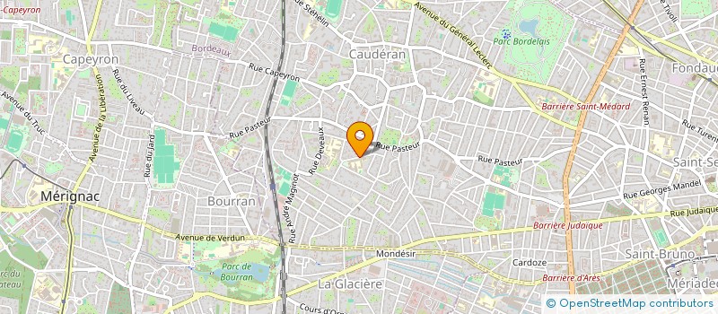 localisation de l'entreprise COMITE DE QUARTIER MARECHAUX POINCARE  BORDEAUX