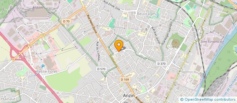 localisation de l'entreprise COMITE DE QUARTIER NORD  ANZIN