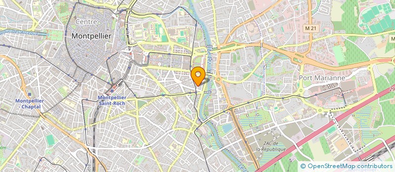 localisation de l'entreprise COMITE DE QUARTIER PASQUIER - DON BOSCO à MONTPELLIER