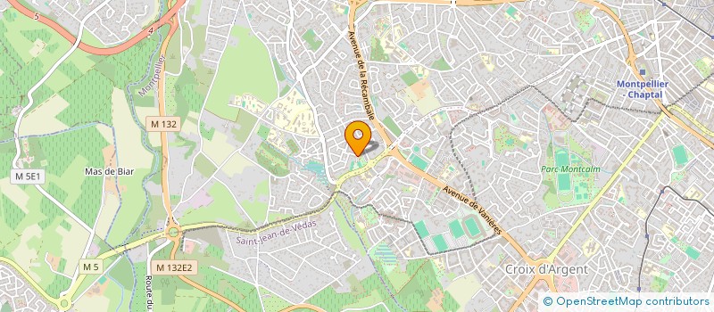 localisation de l'entreprise COMITE DE QUARTIER ROCAMBALE OUEST à MONTPELLIER