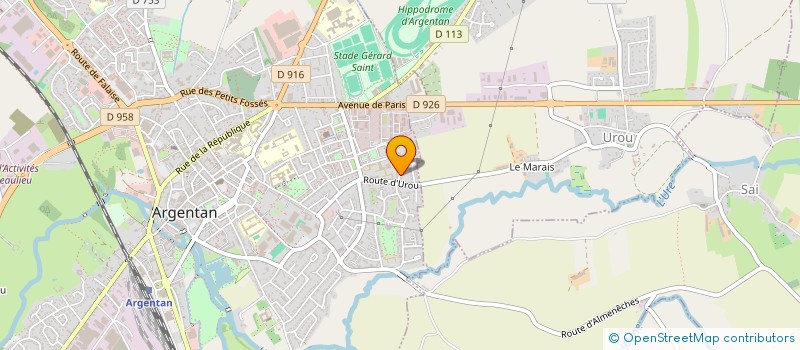 localisation de l'entreprise COMITE DE QUARTIER SAINT MICHEL à ARGENTAN