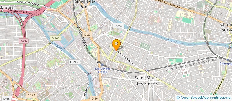 localisation de l'entreprise COMITE DE QUARTIER VIEUX-SAINT-MAUR / SAINT-MAUR-CRETEIL à SAINT-MAUR-DES-FOSSES