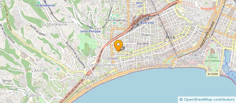 localisation de l'entreprise COMITE DE QUARTIERS DES COLLINES NICOISES à NICE