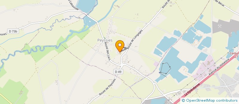 localisation de l'entreprise COMITE DE REFLEXION ET D'ORGANISATION DE LA PERMANENCE DES SOINS EN VOLVESTRE  PEYSSIES