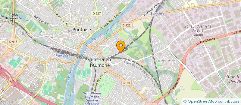 localisation de l'entreprise COMITE DE REFLEXION SUR L'ECONOMIE ET LE DEVELOPPEMENT DES SONINKES  SAINT-OUEN-L'AUMONE