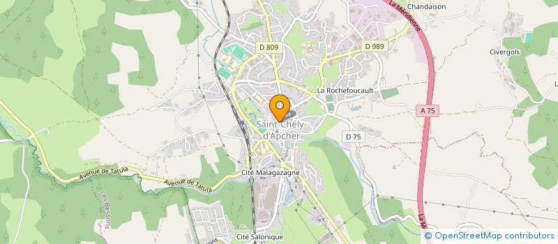 localisation de l'entreprise COMITE DE SAINT CHELY-D'APCHER DE LA FEDERATION NATIONALE DES ANCIENS COMBATTANTS EN ALGERIE, MAROC ET TUNISIE à SAINT-CHELY-D'APCHER