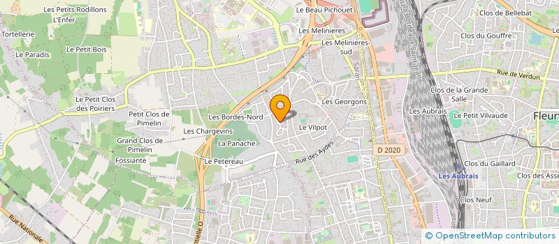 localisation de l'entreprise COMITE DE SARAN DU SECOURS POPULAIRE FRANCAIS à SARAN