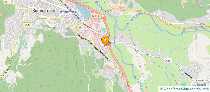 localisation de l'entreprise COMITE DE SAUVEGARDE DU FORT DU PARMONT (C.S.F.P) à REMIREMONT