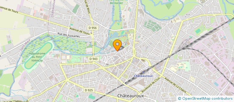 localisation de l'entreprise COMITE DE SECOURS ET DE PRESTATIONS ENERGETIQUES  CHATEAUROUX