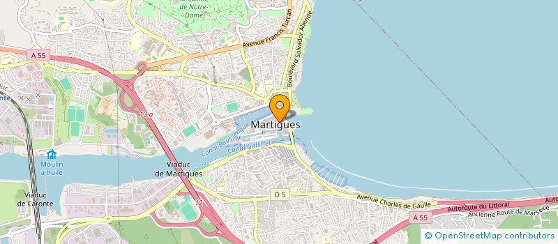 localisation de l'entreprise COMITE DE SECOURS POPULAIRE DE MARTIGUES à MARTIGUES