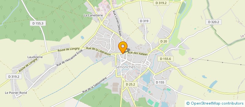 localisation de l'entreprise COMITE DE SECOURS POPULAIRE FRANCAIS DE SENONCHES à SENONCHES