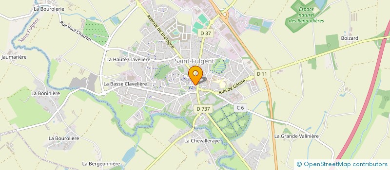 localisation de l'entreprise COMITE DE SECTEUR ADMR DU PAYS DE SAINT-FULGENT - LES ESSARTS  SAINT-FULGENT