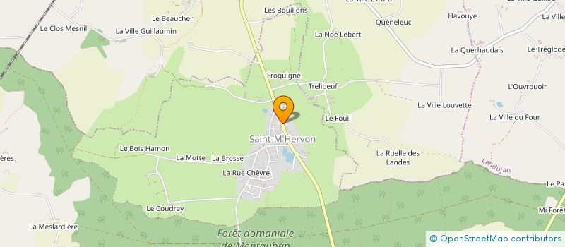 localisation de l'entreprise COMITE DE SECTEUR GENERATIONS MOUVEMENT LES AINES RURAUX DE MONTAUBAN DE BRETAGNE  MONTAUBAN-DE-BRETAGNE