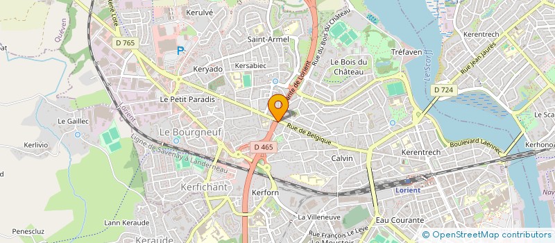 localisation de l'entreprise COMITE DE SOUTIEN A DIWAN LORIENT- KUZULL SKOAZELL DIWAN AN ORIANT  LORIENT