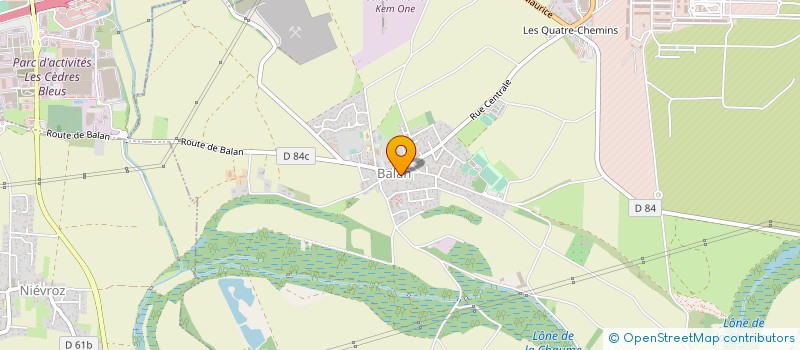localisation de l'entreprise COMITE DE SOUTIEN A PIERRE THERON VICTIME DE CRIMES JUDICIAIRES D'ACTES DE TORTURE ET DE BARBARIE PRISONNIER D'ETAT à BALAN