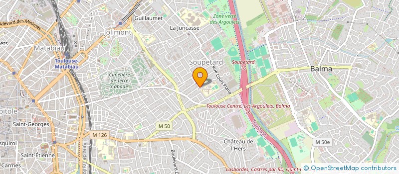 localisation de l'entreprise COMITE DE SOUTIEN A ROBERT BAUD, ET LE PARTI POLITIQUE AUX GENS DE BONNE VOLONTE (A.B.V.) à TOULOUSE