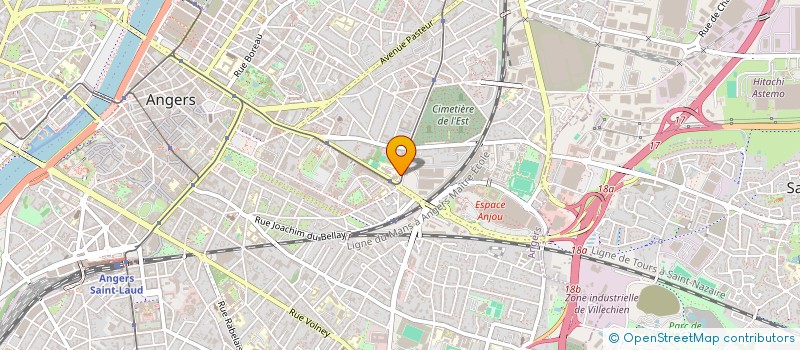 localisation de l'entreprise COMITE DE SOUTIEN AUX FAUCHEURS VOLONTAIRES 49 à ANGERS