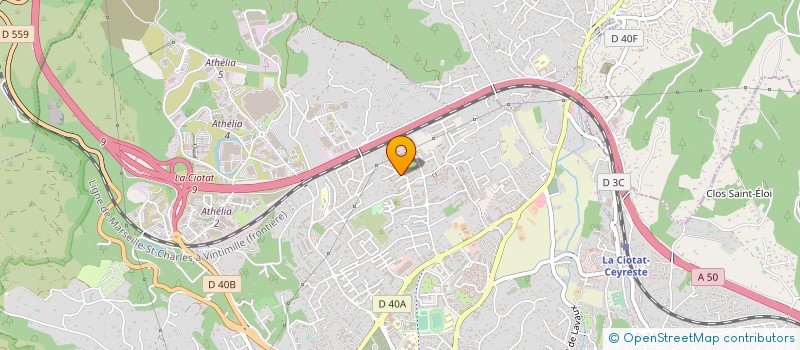 localisation de l'entreprise COMITE DE SOUTIEN AUX POLICIERS MARSEILLAIS  LA CIOTAT