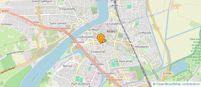 localisation de l'entreprise COMITE DE SOUTIEN AUX SALARIES DES PAPETERIES ETIENNE à ARLES