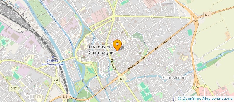 localisation de l'entreprise COMITE DE SOUTIEN DE L ESPERAN  CHALONS-EN-CHAMPAGNE