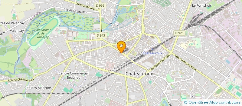 localisation de l'entreprise COMITE DE SOUTIEN POUR LA REVISION DU PROCES MIS ET THIENNOT à CHATEAUROUX