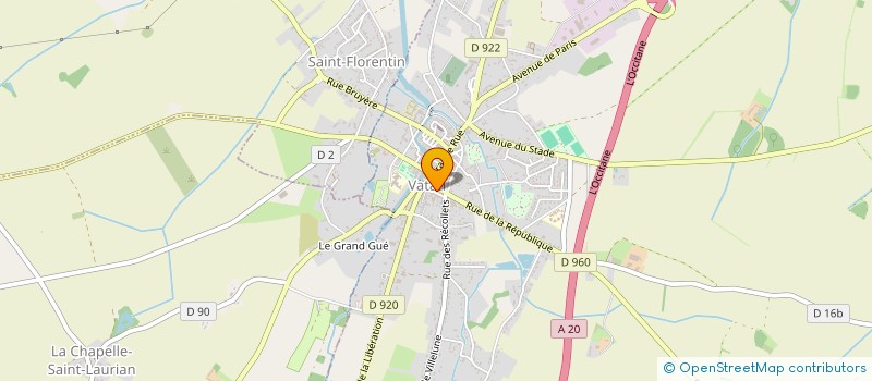localisation de l'entreprise COMITE DE ST ELOI à VATAN