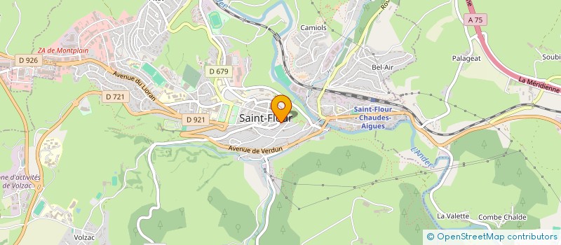 localisation de l'entreprise COMITE DE ST FLOUR DU SECOURS POPULAIRE à SAINT-FLOUR