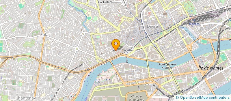 localisation de l'entreprise COMITE DEFENSE ALCOOLISME L A à NANTES