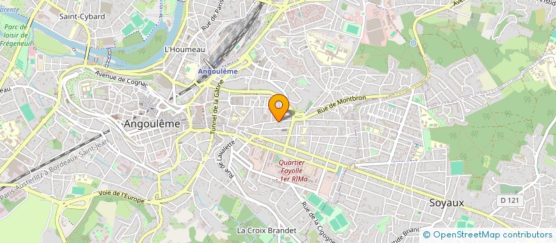 localisation de l'entreprise COMITE DEFENSE CONTRE TUBER MALAD RESPIR à ANGOULEME