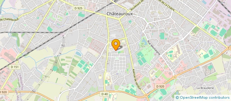 localisation de l'entreprise COMITE DEFENSE CONTRE TUBERCULOSE à CHATEAUROUX